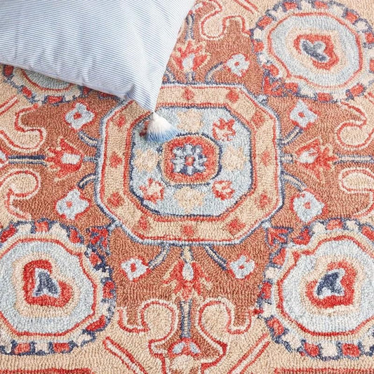 Hand Tufted Wool Rug 15x20 Ft – Modern Irregular Shape Aesthetic Carpet, 1 Inch Thick Pile, Anti-Skid Backing, Soft Handmade Woolen Area Rug for Living Room, Bedroom, Hall Décor